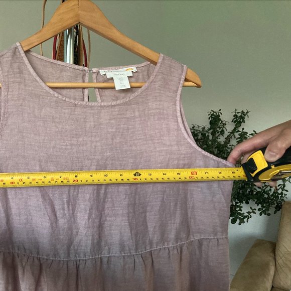 100% Linen Dress Mauve colour from C&C California - Picture 15 of 16